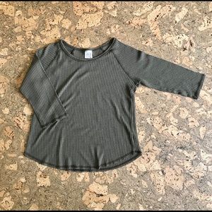 Paper crane green shirt